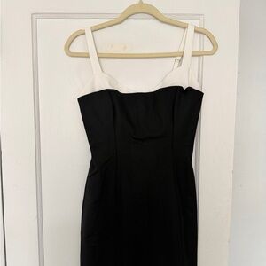 NWT Abercrombie & Fitch Strapless Black and White Dress